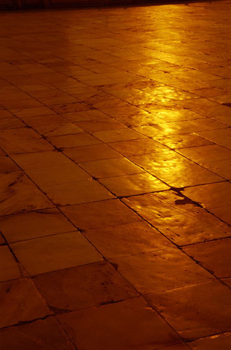 stone floor, getty images AB003939 (RF)